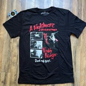 Freddy Nightmare On Elm Street Graphic Tee Brand new men’s size large!!🔥